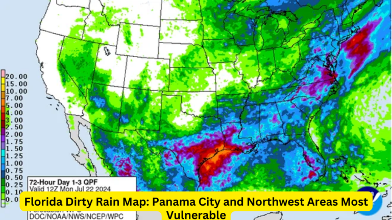 Florida Dirty Rain Map: Panama City and Northwest Areas Most Vulnerable